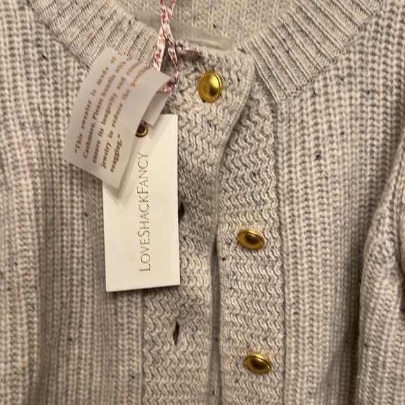 Loveshackfancy Robinson Cropped Cardigan - Picture 2 of 7